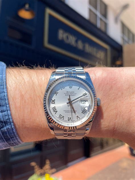 rolex ladies datejust on wrist|rolex datejust 36mm on wrist.